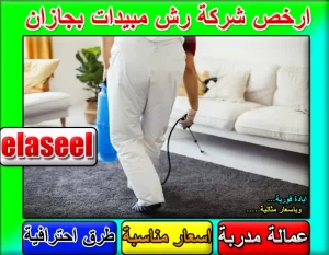 شركة مكافحة حشرات بجازان
